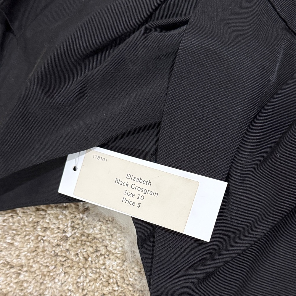 NWT Retrospec’d 1940’s/1950’s Retro Sweetheart Swing Black Pleated Dress Size 10 - Picture 6 of 9